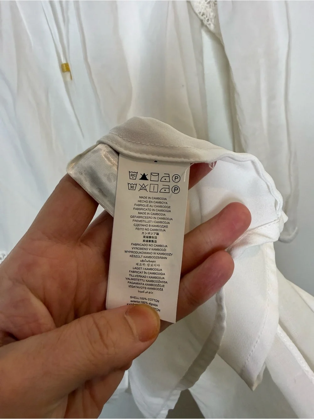 Michael Kors 100% Cotton Coastal Cottagecore ren fair prairie tiered white dress